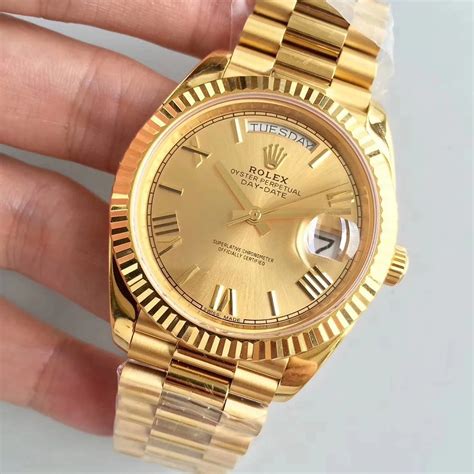 is rolex made from gold.